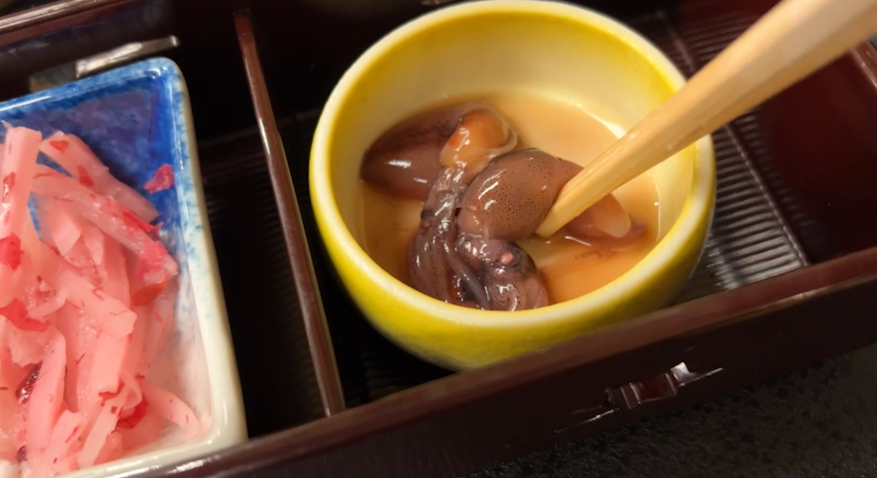 아리마교엔_조식_꼴뚜기